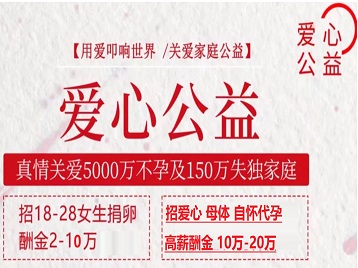 石狮捐卵助孕生子 爱心志愿者招募